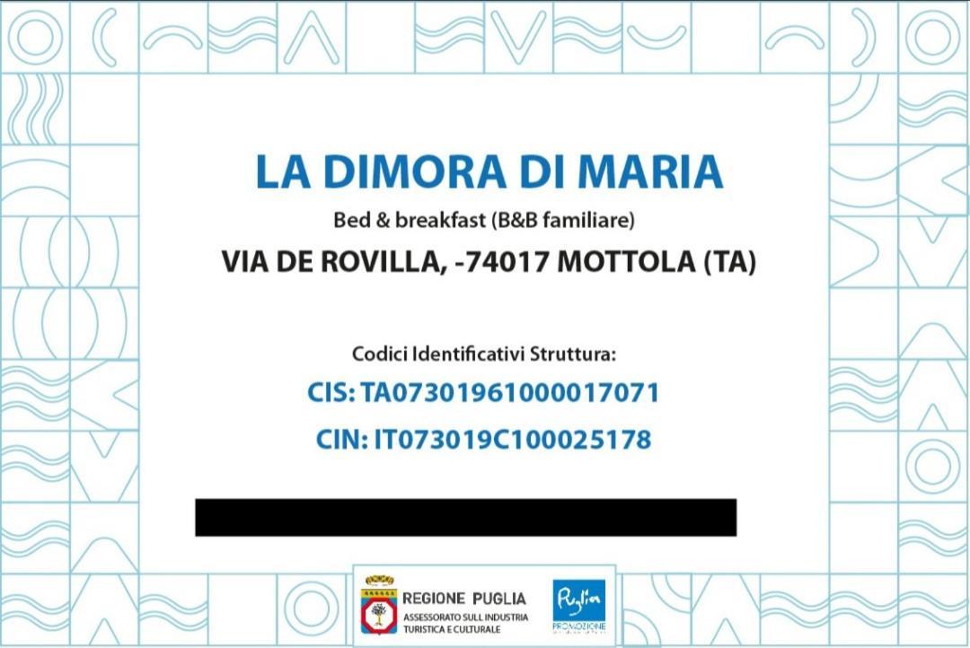 La Dimora Di Maria Villa Mottola Ngoại thất bức ảnh